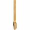 Ekena Millwork Eugene Rough Sawn Timber Gable Bracket, Western Red Cedar, 96"W x 24"H x 2"D x 4"F, 6/12 Pitch GBW096X24X0204EUG00RWR - alternate 3